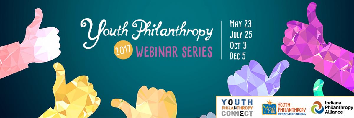 Youth Philanthropy 2017 Webinar Series Logo
